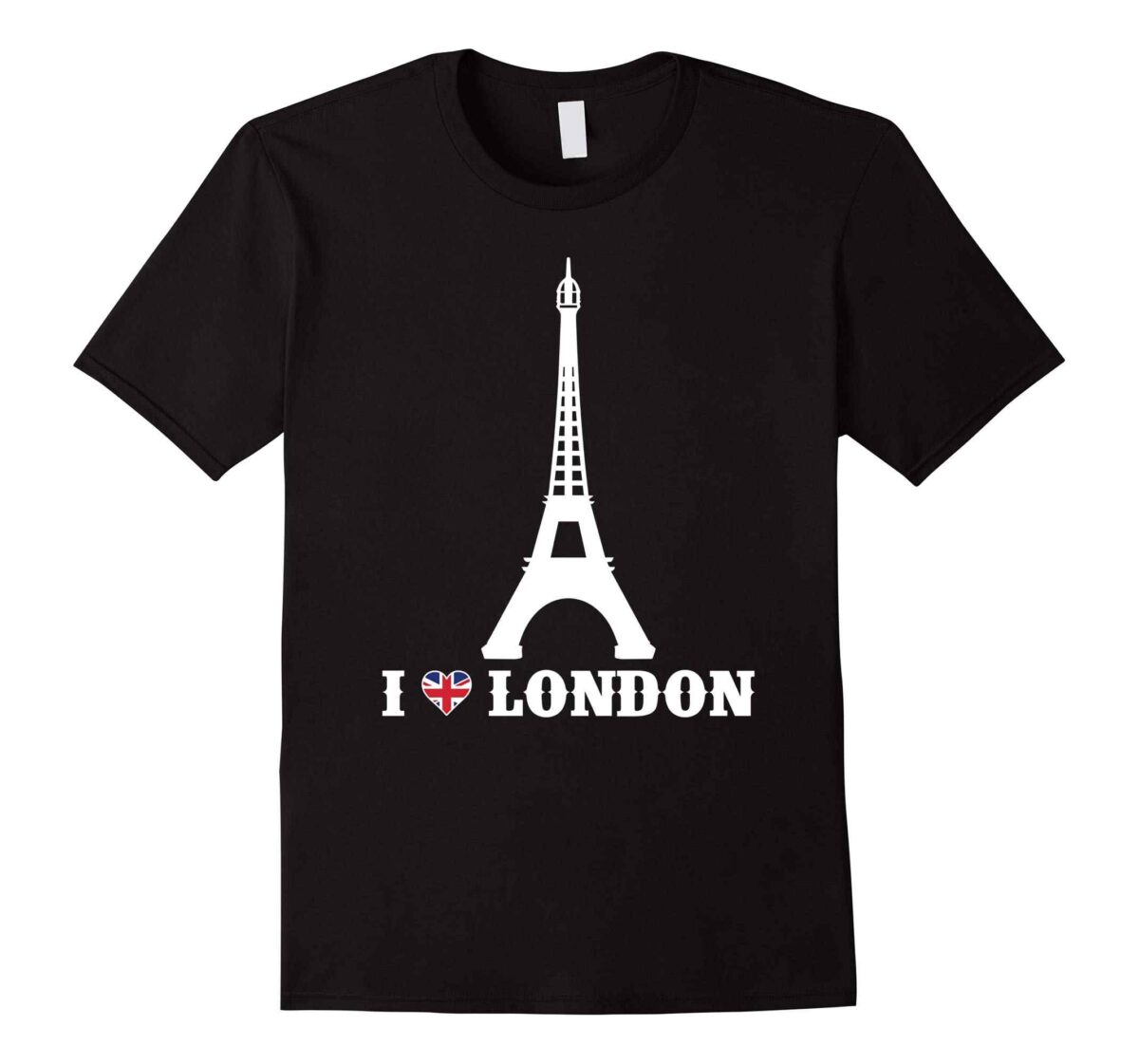 I Love London Eiffel Tower T-Shirt