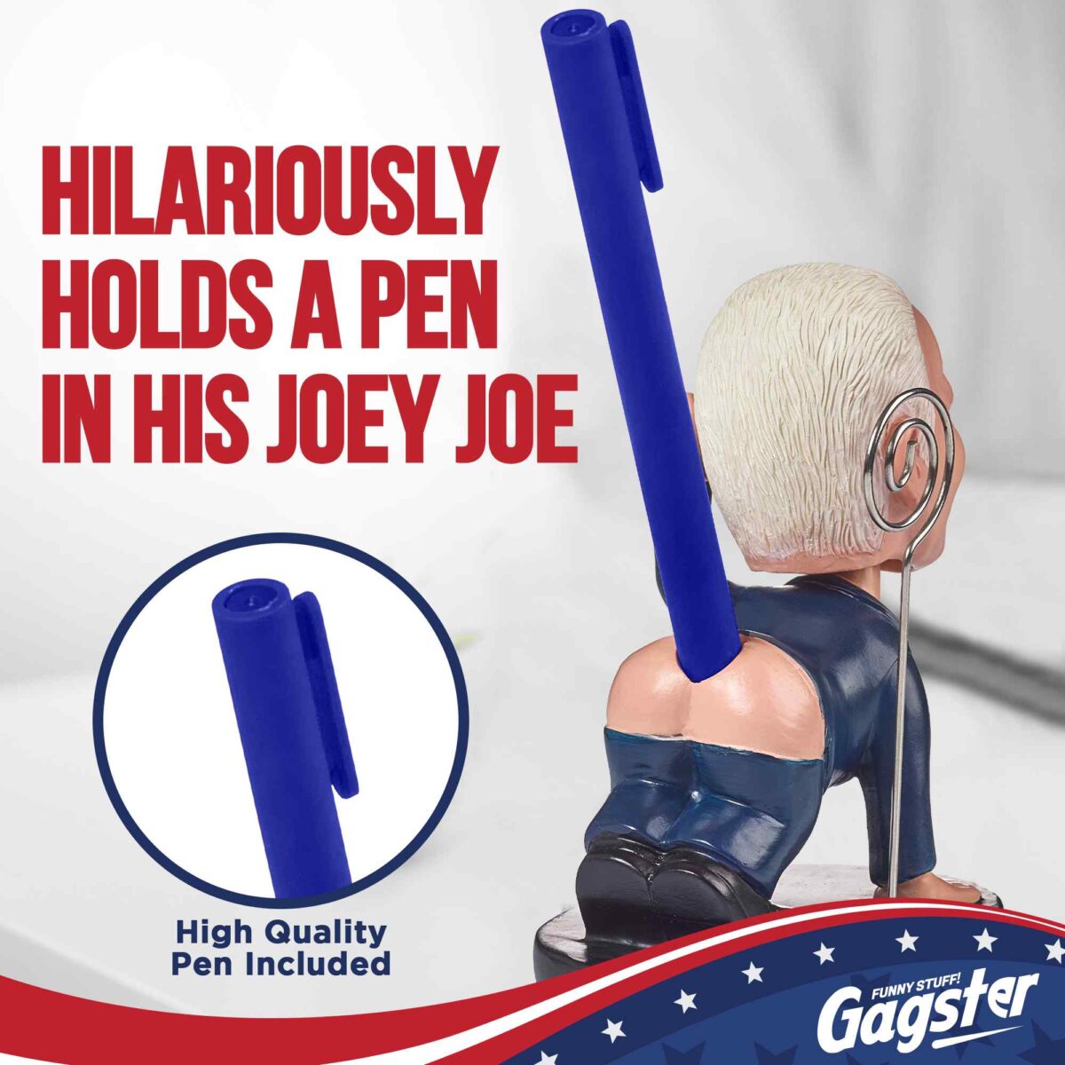 Joe Biden bobblehead figurine Pen Holder Bobblehead Pen Holder Sleepy Joe Biden Bobblehead Pencil Biden Bobblehead Pencil Holder Gag Gift