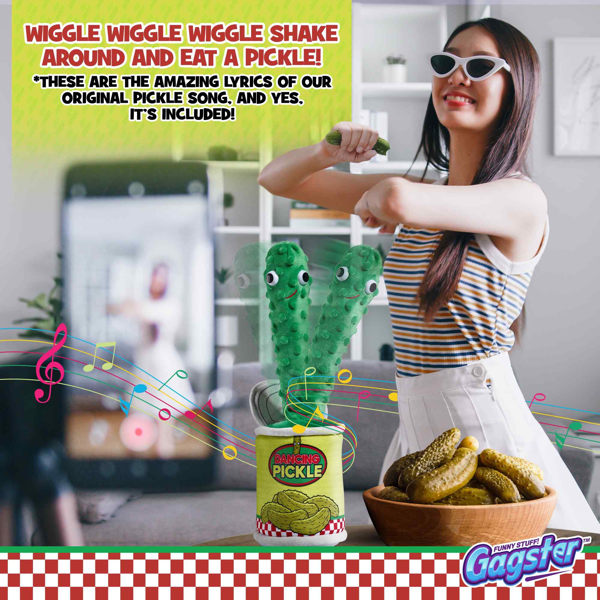 Dancing Pickle - Funny Yodeling Toy for Endless Laughter