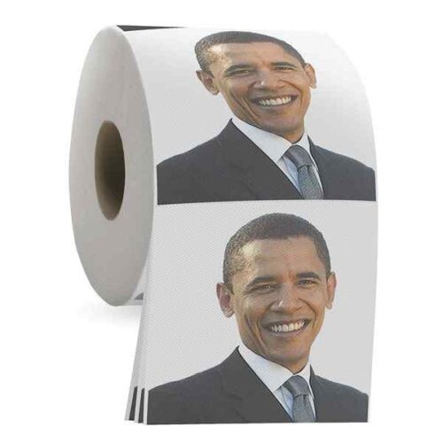 Obama Toilet Paper - Funny Political Gag Gift for Laughs