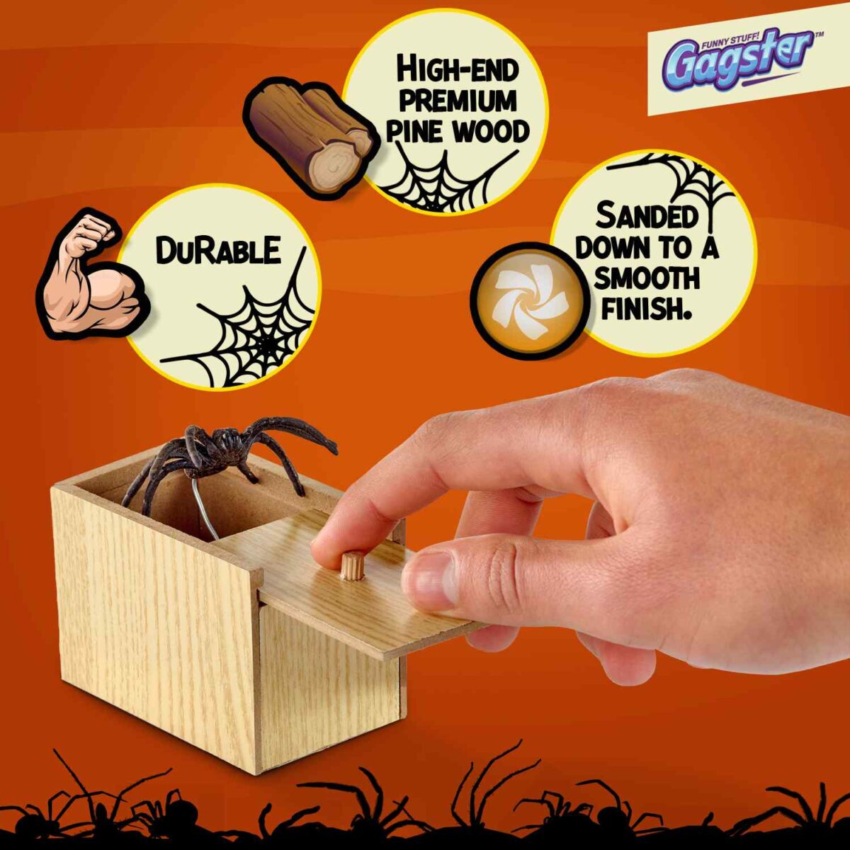 funny prank boxes spider in box prank prank spider box spider in box spider prank scare box